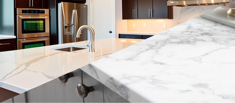 Quartz Worktops vs. Marble Worktops