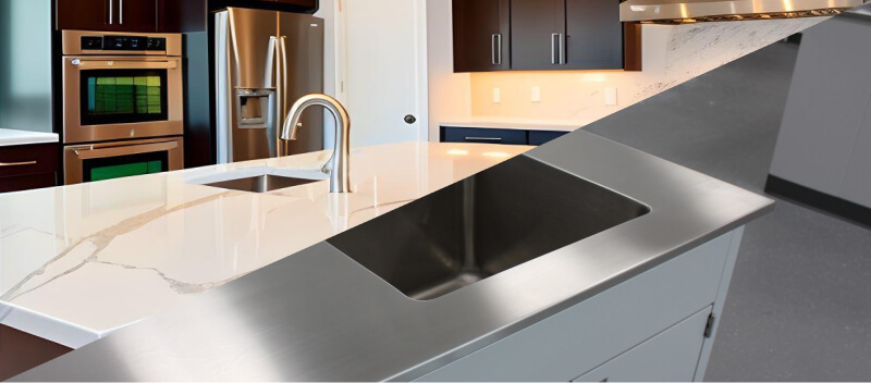 Quartz Worktops vs. Stainless Steel Worktops