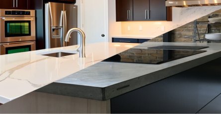 Quartz Worktops vs. Concrete Worktops