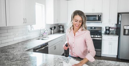 Best way to clean granite worktops